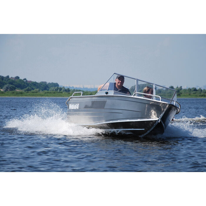 Windboat 45MPro капотная - алюминиевая моторная лодка