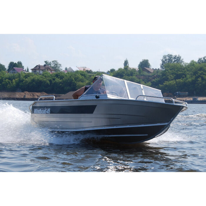Windboat 45MPro капотная - алюминиевая моторная лодка