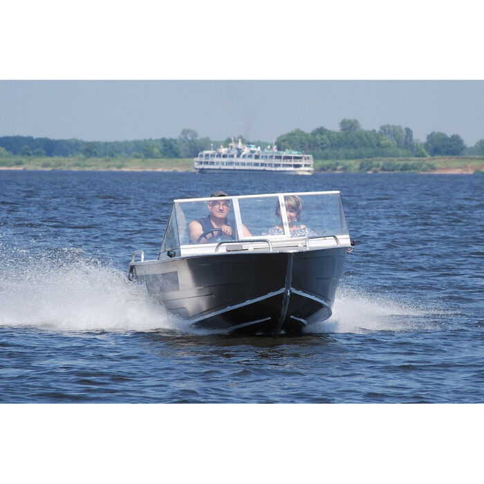 Windboat 45MPro капотная - алюминиевая моторная лодка