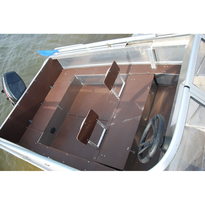 Windboat 45ME капотная - алюминиевая моторная лодка