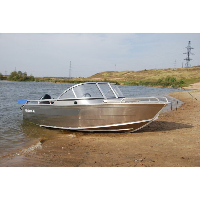 Windboat 45ME капотная - алюминиевая моторная лодка