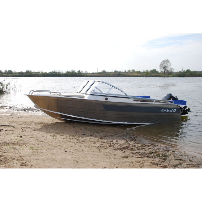 Windboat 45ME капотная - алюминиевая моторная лодка