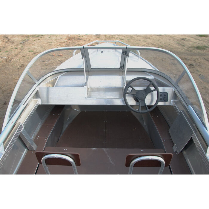Windboat 45ME капотная - алюминиевая моторная лодка