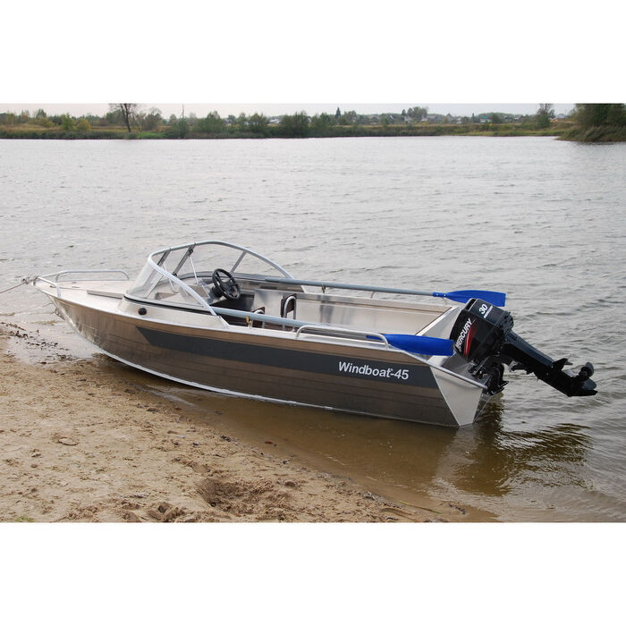Windboat 45ME капотная - алюминиевая моторная лодка