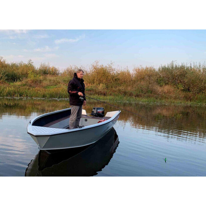 Windboat 42 EVO румпельная - алюминиевая моторная лодка