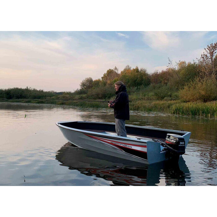 Windboat 42 EVO румпельная - алюминиевая моторная лодка