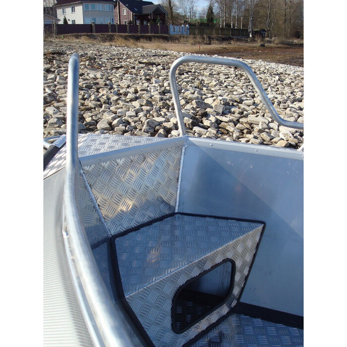Wellboat-51 CC консоль - алюминиевая моторная лодка