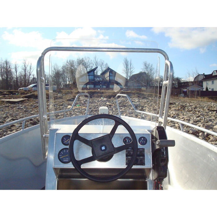 Wellboat-51 CC консоль - алюминиевая моторная лодка