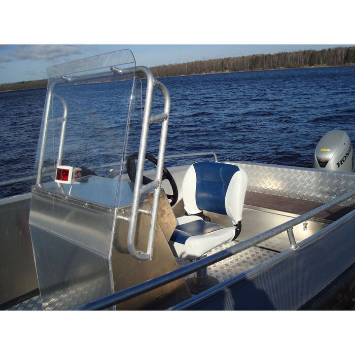Wellboat-51 CC консоль - алюминиевая моторная лодка