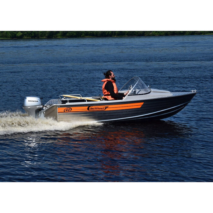 Wellboat-42 NexT классика - алюминиевая моторная лодка