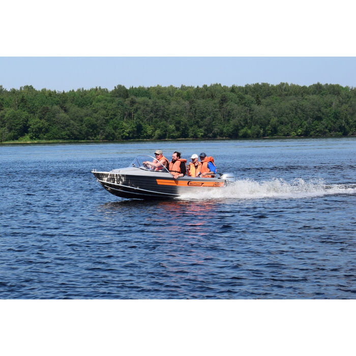 Wellboat-42 NexT классика - алюминиевая моторная лодка