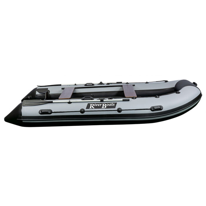 Riverboats RB-390 (НДНД) с надувным дном низкого давления - моторная надувная лодка ПВХ