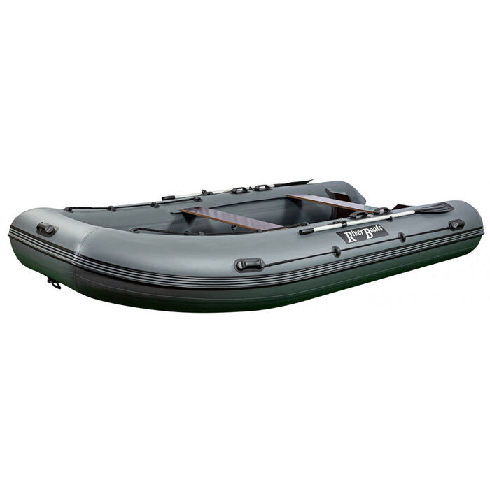 Riverboats RB-450 килевая, с фанерным пайолом со стрингерами - моторная надувная лодка ПВХ