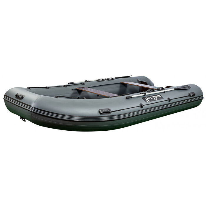 Riverboats RB-470 килевая, с фанерным пайолом со стрингерами - моторная надувная лодка ПВХ