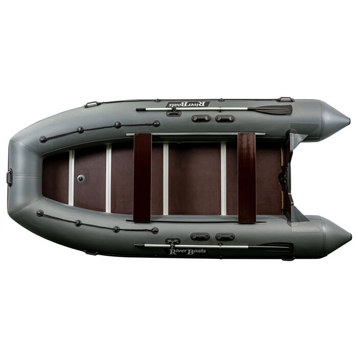 Riverboats RB-470 килевая, с фанерным пайолом со стрингерами - моторная надувная лодка ПВХ