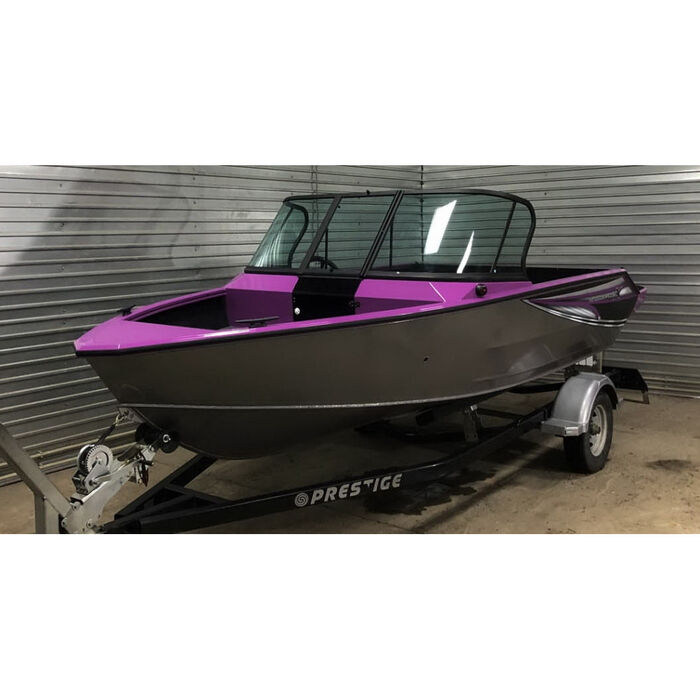 Windboat 4.6DСX  двухконсольная - алюминиевая моторная лодка