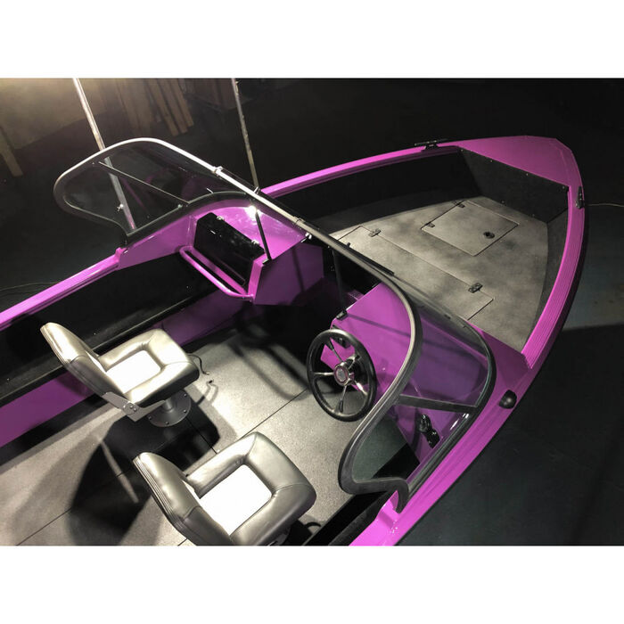 Windboat 4.6DСX  двухконсольная - алюминиевая моторная лодка