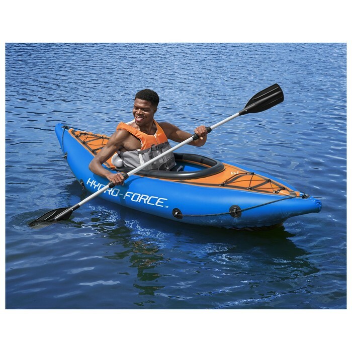 Лодка Bestway Cove Champion, весло, насос, 1 местная, 275x81 см