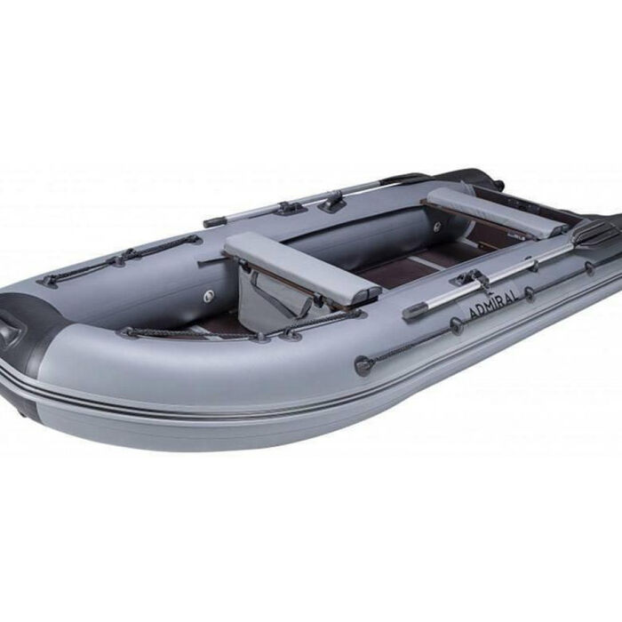 Адмирал 375 Sport Lux с носовым тентом, килем и фанерным пайолом со стрингерами - моторная надувная лодка ПВХ