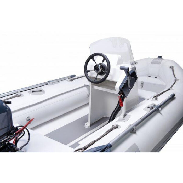 Адмирал RIB 410 с консолью - классический RIB - жестко-надувная моторная лодка ПВХ