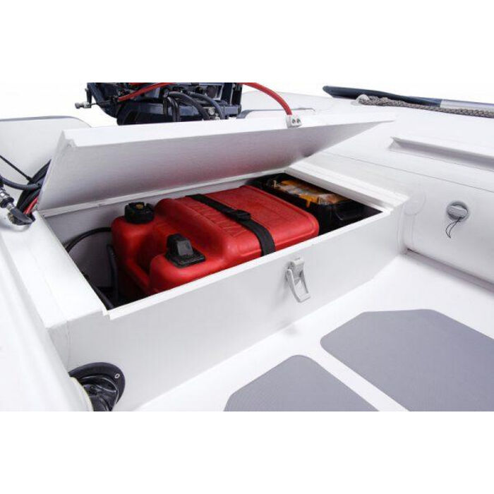Адмирал RIB 410 с консолью - классический RIB - жестко-надувная моторная лодка ПВХ