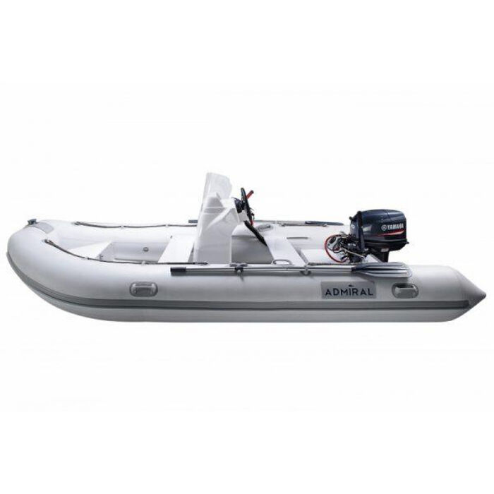 Адмирал RIB 410 с консолью - классический RIB - жестко-надувная моторная лодка ПВХ