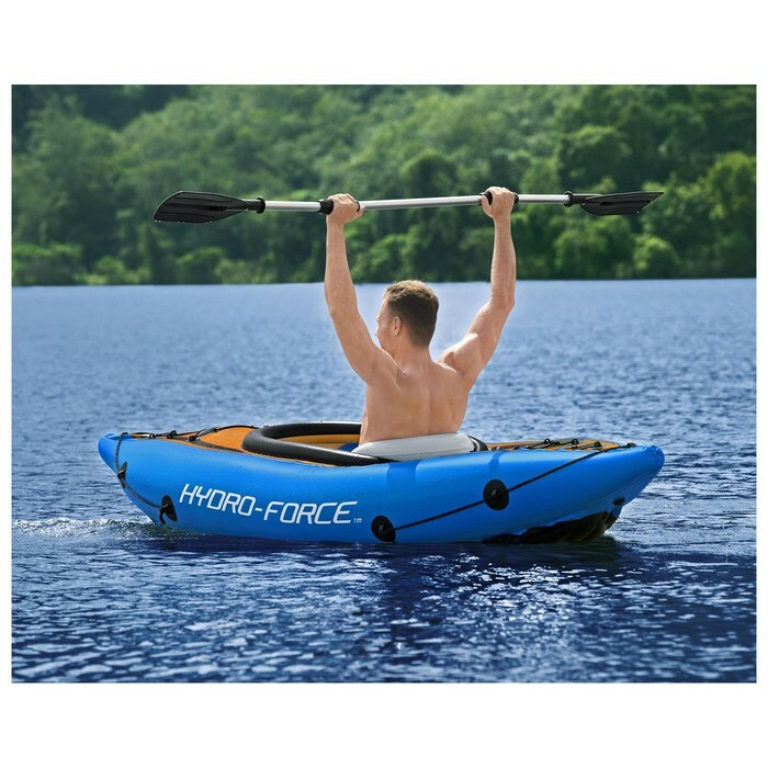 Лодка Bestway Cove Champion, весло, насос, 1 местная, 275x81 см