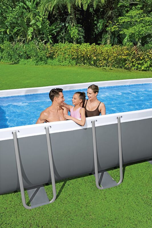 Каркасный бассейн Bestway Power Steel, 549 х 274 х 122 см, фильтр-насос, лестница, тент