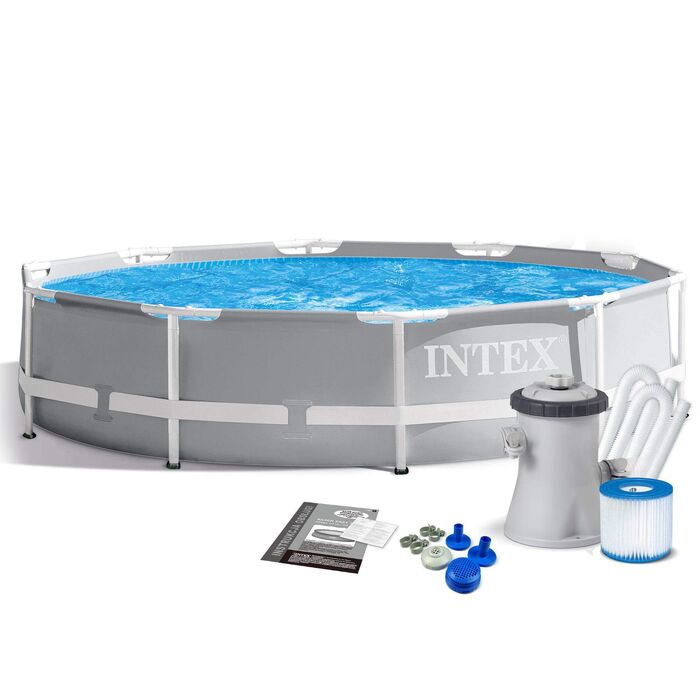 Бассейн Intex Prism Frame 305x76 см + фильтр-насос 1250 л/ч