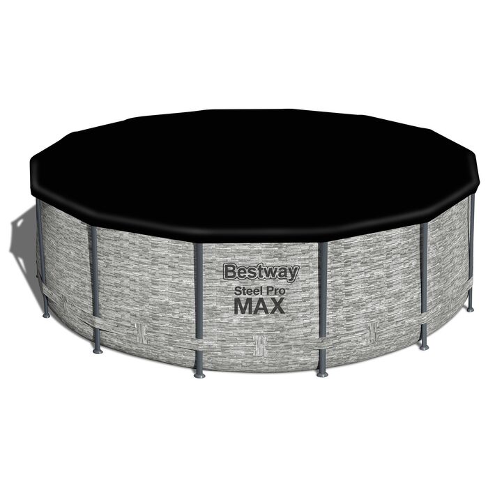 Каркасный бассейн Bestway 427х122 см + фильтр-насос 3028 л/ч, тент, лестница