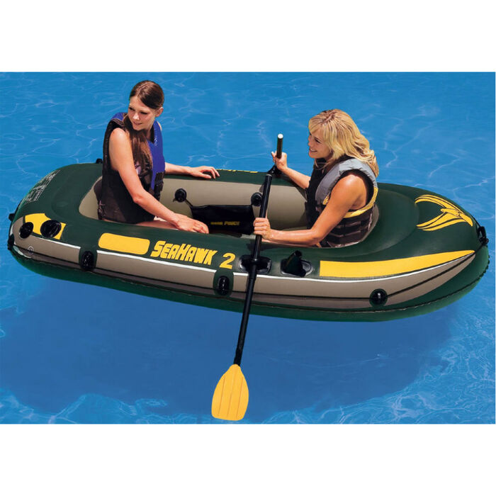 Лодка надувная двухместная Intex Seahawk 200 68347