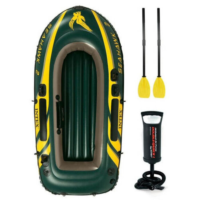 Лодка надувная двухместная Intex Seahawk 200 68347