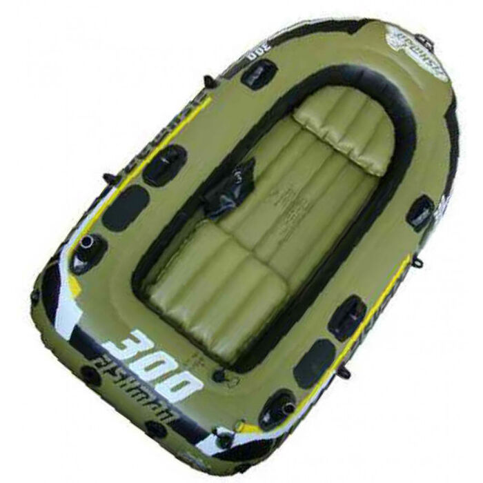 Лодка надувная Fishman 300 SET (весла+насос) JL007208-1N