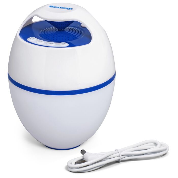 Колонка плавающая, светодиодная, с Bluetooth, от USB-кабеля