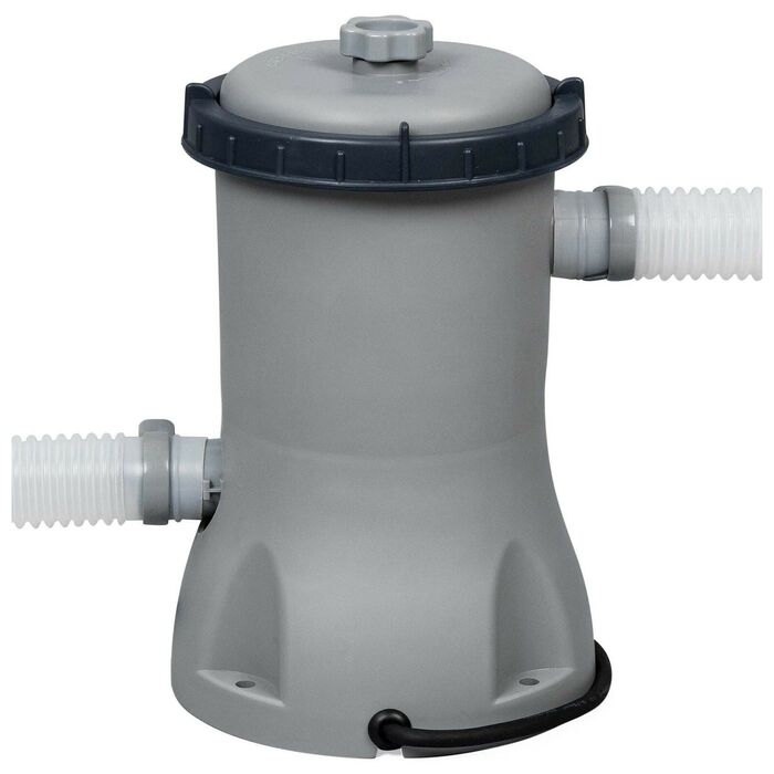 Каркасный овальный бассейн Bestway 427х250х100 см + фильтр-насос 2006 л/ч, лестница, тент