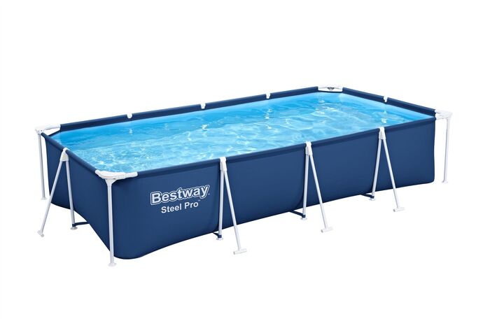 Каркасный прямоугольный бассейн Bestway 400х211х81 см