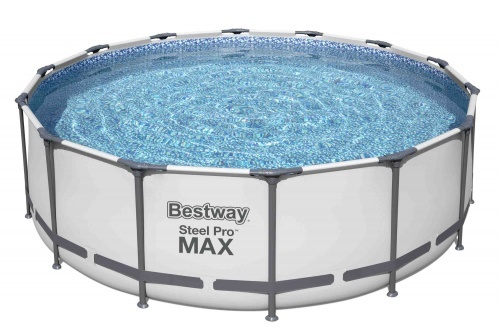 Каркасный бассейн Bestway 457х107 см + фильтр-насос 3028 л/ч, тент, лестница