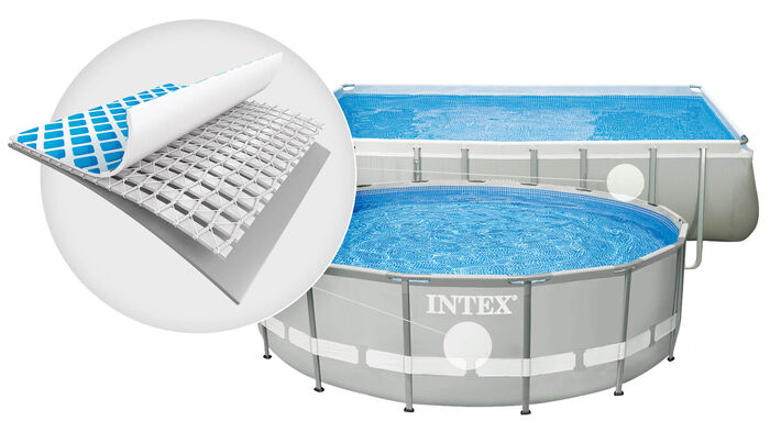 Каркасный бассейн Intex Prism Frame 300х175х80 см + фильтр-насос 2006 л/ч, лестница
