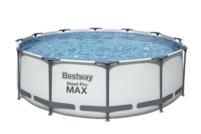 Каркасный бассейн Bestway 366х122 см + фильтр-насос 2006 л/ч, тент, лестница