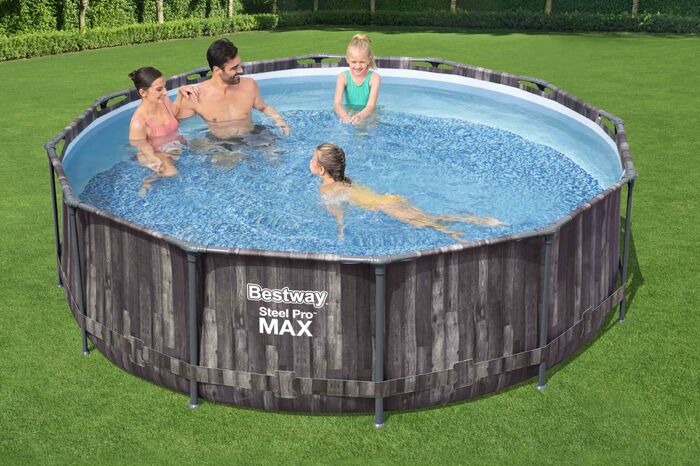 Каркасный бассейн Bestway Steel Pro Max, 366х100 см + фильтр-насос 2006 л/ч, лестница