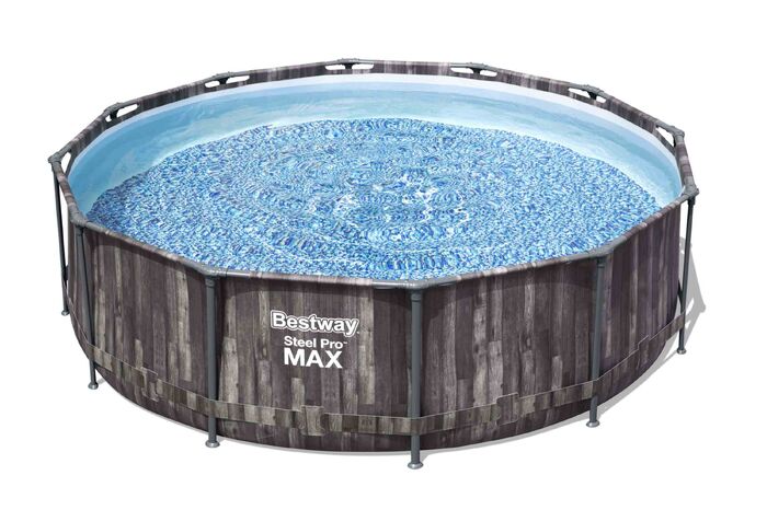Каркасный бассейн Bestway Steel Pro Max, 366х100 см + фильтр-насос 2006 л/ч, лестница